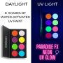 Paradise Makeup AQ - 8-kleurenpalet - Neon UV Glow