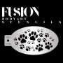 Paw Print Schmink Stencil