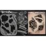 Wiser Airbrush Tattoo Roses & Scrolls