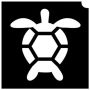 Glittertattoo Stencils Turtle Bling (5 pack)