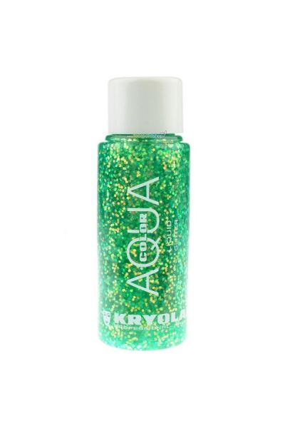 Kryolan Liquid Aquacolor Glitter Pastel Green