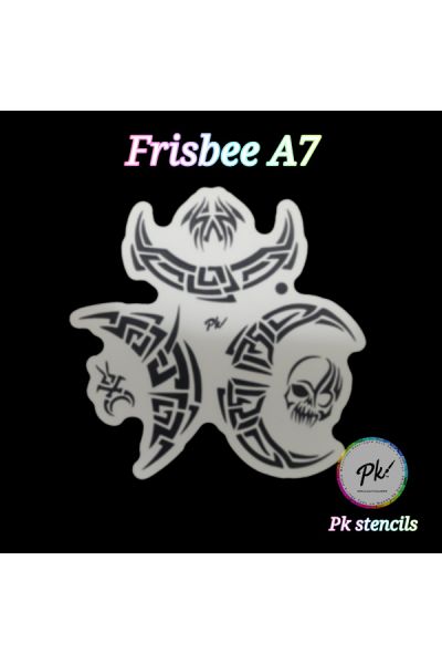 Frisbee Schminkstencil A7