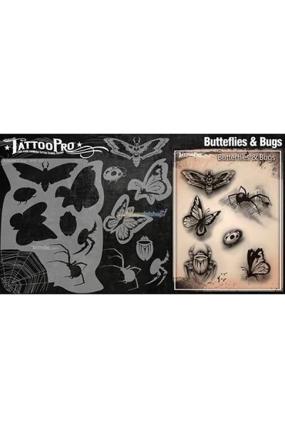 Wiser Airbrush Tattoo Butterflies & Bugs