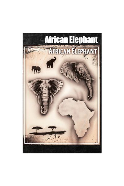 Wiser Airbrush Tattoo African Elephant
