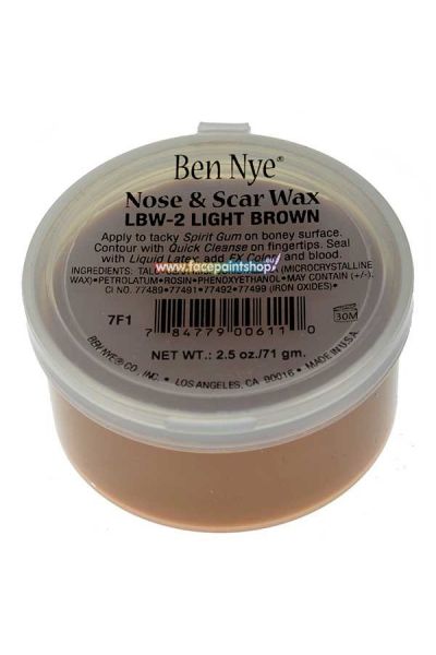 Ben Nye Nose & Scar Wax Light Brown 71gr