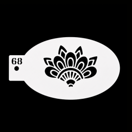 Lotus Bloem Stencil