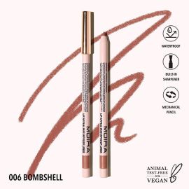Moira Lip Liner Waterproof Bombshell 06