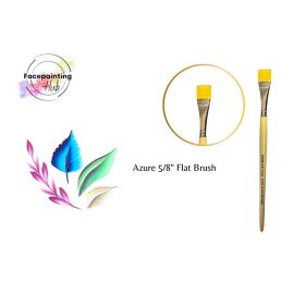 Facepainting Hub, 5/8" Azure Flat Brush