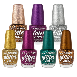 LA Colors Glittervibes Nagellak