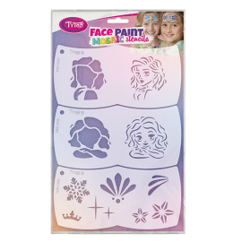 Facepaintstencils Ice Queen