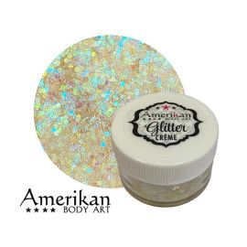 Amerikan Body Art Glitter Creme 15gr Illumine holographic glitter creme for face and body