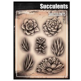 Wiser Airbrush Tattoo Succulents

Pro Stencil kit bevat zowel positieve als negatieve ontwerp vormen die worden gebruikt om Black & Grey of kleur tatoeages te maken