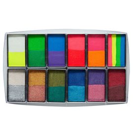 Global All You Need Bright & Shiny Palette 12 Pack
De schmink en bodypaint van Global Colors is de droom van elke schminker die uitkomt.