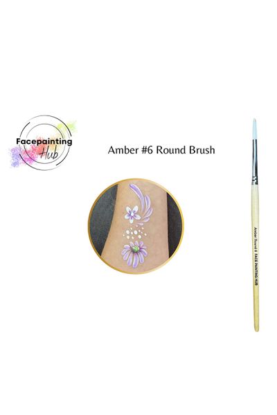 Facepainting Hub Amber Penseel Nr. 6 Rond