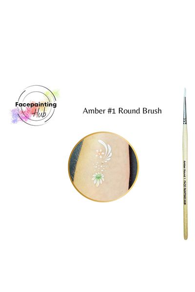 Facepainting Hub Amber Penseel Nr. 1 Rond