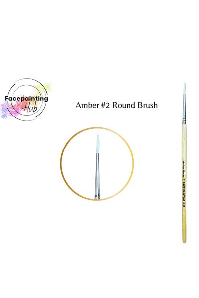 Facepainting Hub Amber Penseel Nr. 2 Rond