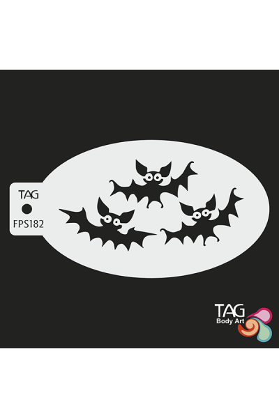 Tag Bats Stencil