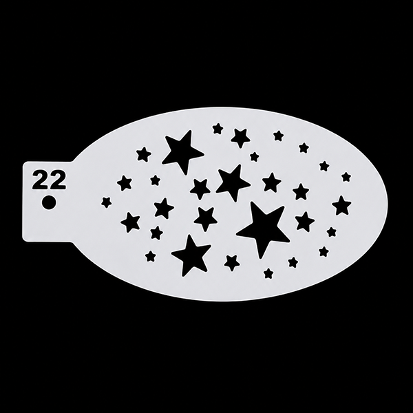 Twinkle Stars Stencil