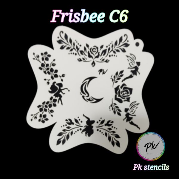 Frisbee Schminkstencil C6
