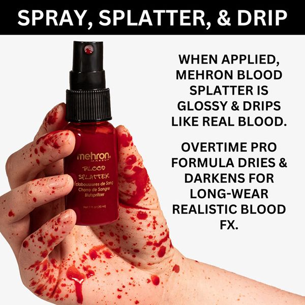Mehron Spetter Bloed  Spray 30ml