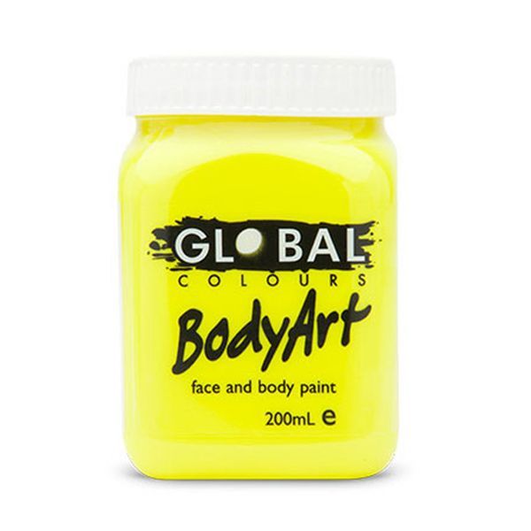 Global Liquid Colors Neon Yellow 200ml