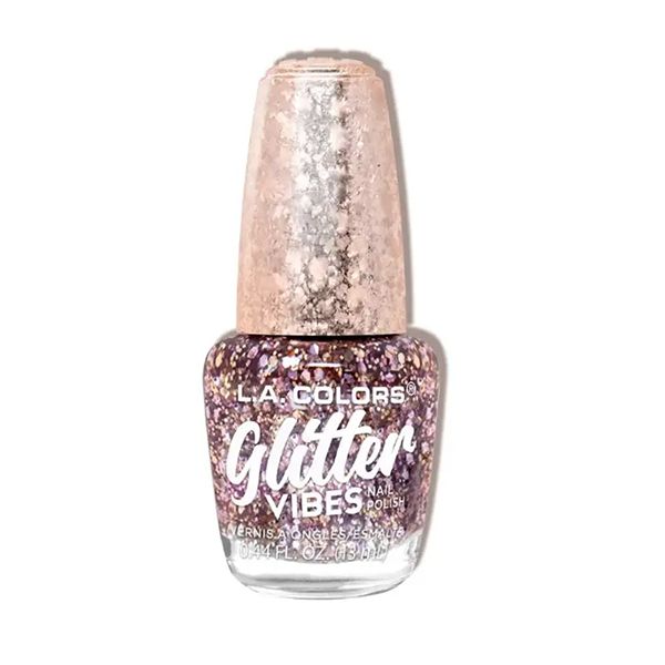 LA Colors Glitter Vibes Nagellak- Pure Blush