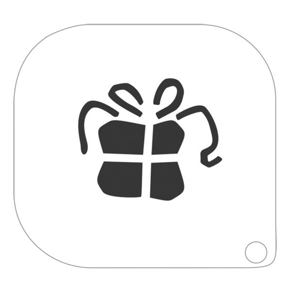 Grimas sjabloon Cadeau