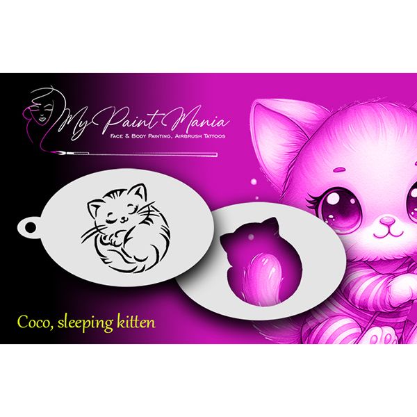 Schmink Stencil Coco Slapend Katje