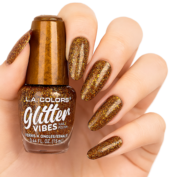 LA Colors Glitter Vibes Nagellak- Finesse