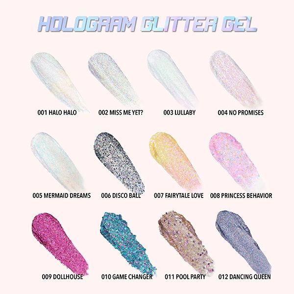 Moira hologram glittergel 