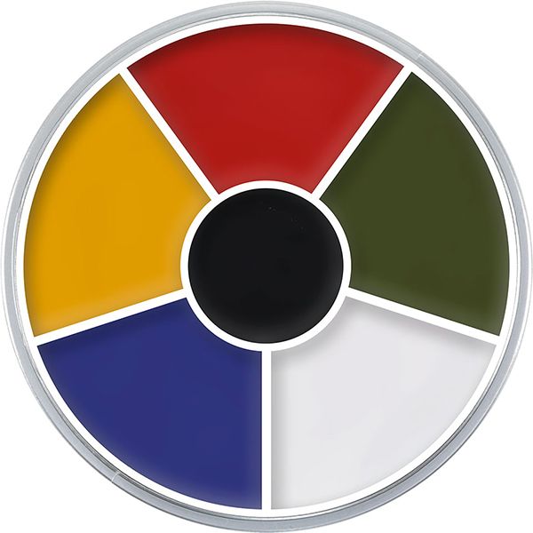 Kryolan Cream Color Circle Multi Color
