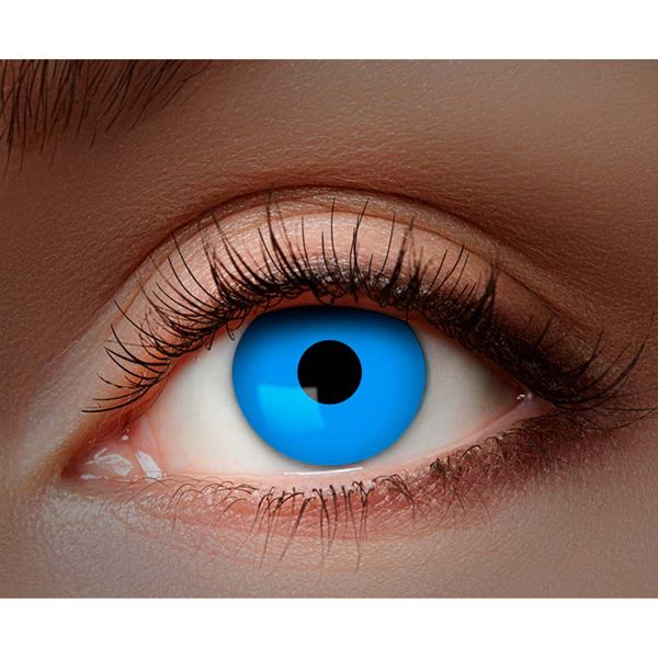 Uv-flits blauwe lenzen