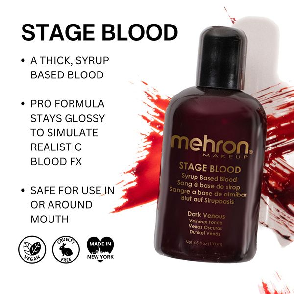 Mehron Stage Blood Dark Venous 133ml.