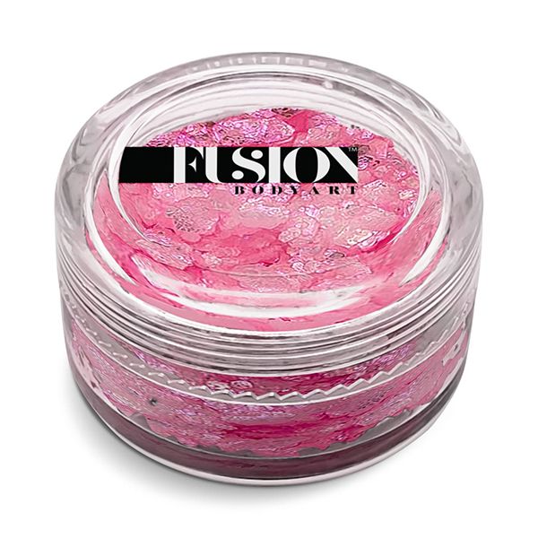 Fusion Bodyart Glittercreme Pink butterflies