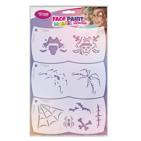 Schminkstencils Piraat 