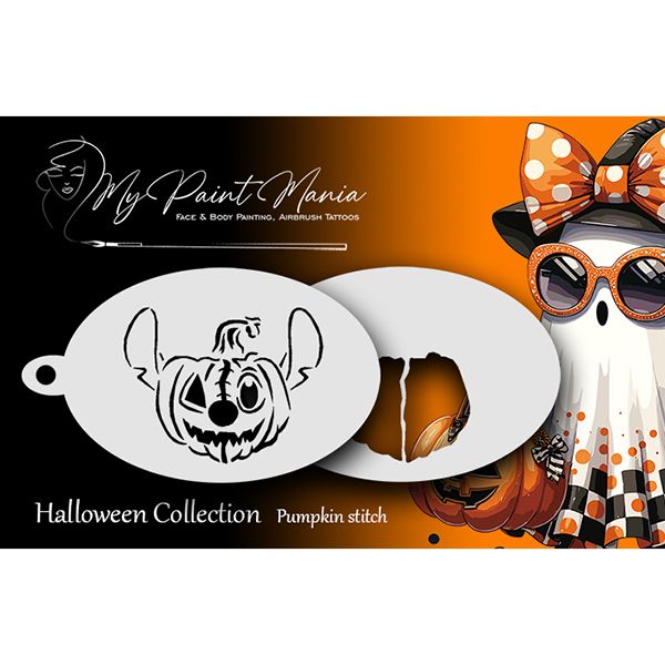 Schmink Stencil Pumpkin Stitch