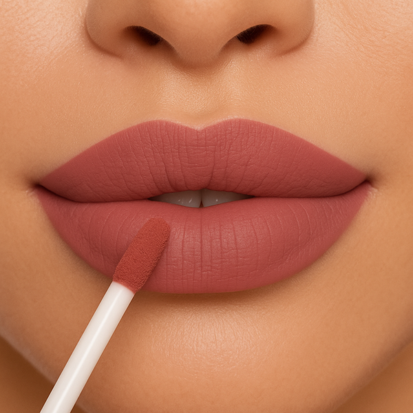 Make Up Fabriek Fluwelen Poeder Vloeibare Lipstick Echt Naakt