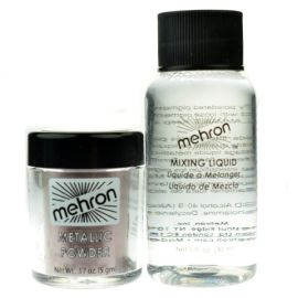 Mehron Metallic Powder Brons With Mixing Liquid