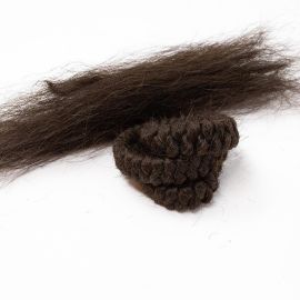 Mehron Wolcrepe Hair Dark Brown