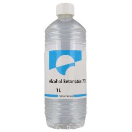 Alcohol Ketonatus 70% 1 Ltr

Alcohol Ketonatus 70% is een desinfectans voor het grondig reinigen en ontsmetten van de gesloten huid, voor kleine oppervlakken en voor instrumenten in de beauty- en gezondheidszorg.