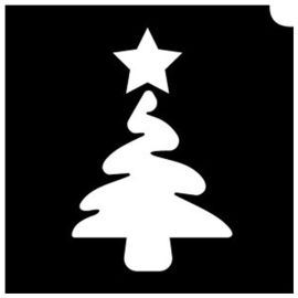 Glittertattoo Stencils Christmas Tree (5 pack)