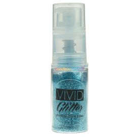 Vivid Glitter Fine Mist Pump Spray Baby Blue