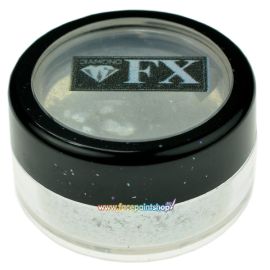 Diamond Fx Plastic Free Sparkles White