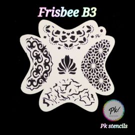 Frisbee Facepaintingstencil B3