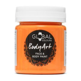 Global Face & BodyArt Liquid Paint UV Orange 45ml