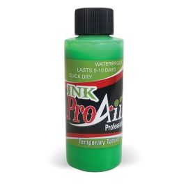 ProAiir INK Flo Green

ProAiir INK is niet zoals elk ander make-up product op de markt. 

ProAiir is de best houdbare tijdelijke airbrush tattoo inkt ooit gemaakt.