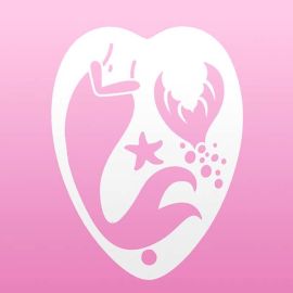 Heart Stencil by Facepaintshop