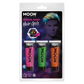 Neon UV Hair Gels 3 Pack
