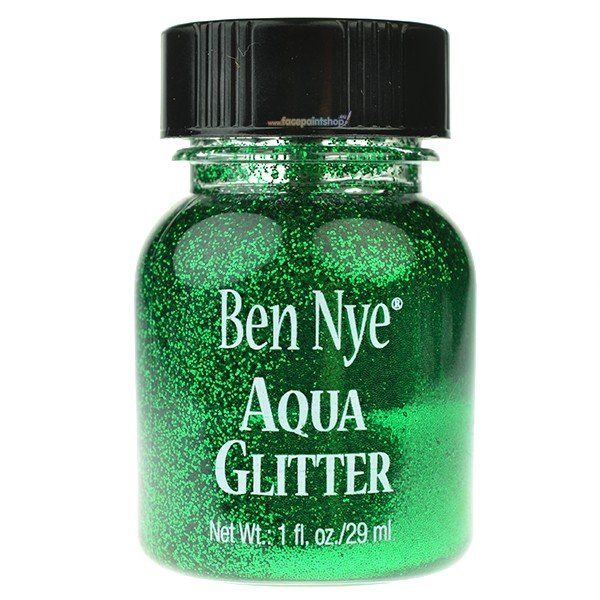 Ben Nye Aqua Glitter Green