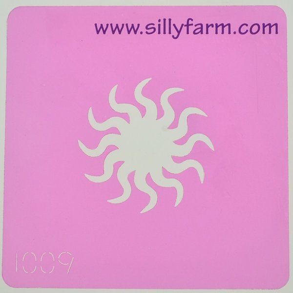 Silly Farm Stencil Wervelende Zon